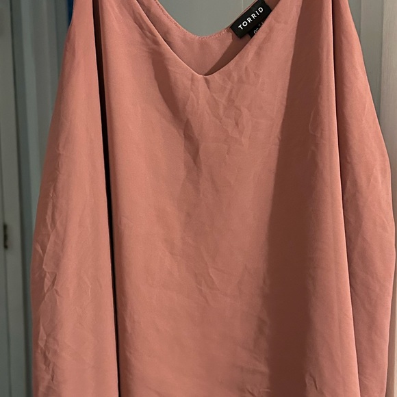 Torrid Pink Blouse - Picture 3 of 5